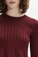Bell Sleeve Crew-Neck Top Claret details view 2