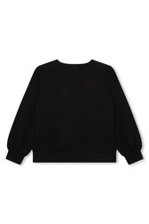 Sonia Rykiel Logo Rhinestone Sweater Black back view