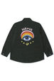 Girl Printed Military Jacket - Bonton x Sonia Rykiel Khaki back view