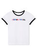 Sonia Rykiel Logo Round Neck T-shirt White front view