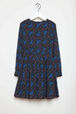 Robe manches longues fille Wonder Woman Noir vue de face
