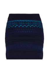 Mini Skirt Blue back view