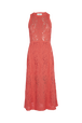 Robe en maille à col rond sans manches Lipstick vue de face