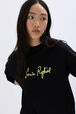 Long-sleeved sweatshirt Black details view 2