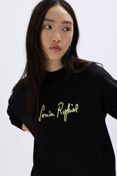 Long-sleeved sweatshirt Black details view 2