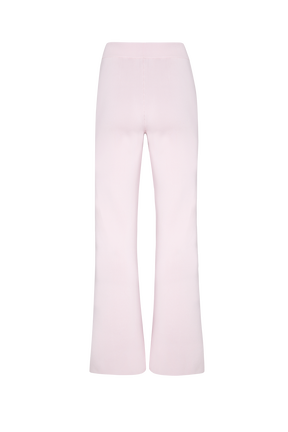 Women viscose Trousers Baby pink back view