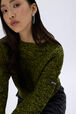 Moulded wool sweater Acid details view 1