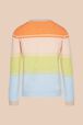 Pull rayé multicolore femme Multico vue de dos