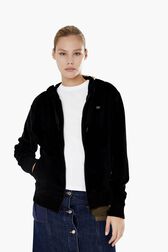 Hoodie velours rykiel Noir vue de détail 2