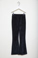 Velvet Girl Flare Pants Black back view