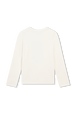 Tee-shirt manches longues Beige vue de dos