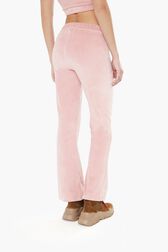 Pantalon flare velours rykiel Rose vue portée de dos