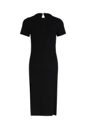 Robe longue en jersey Multico raye crea vue de dos
