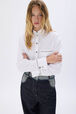 Poplin shirt White details view 1