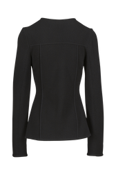 Veste maille milano femme Noir vue de dos