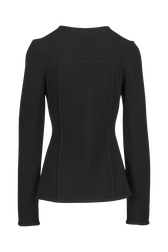 Women Milano Knitted Jacket Black back view
