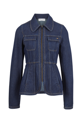 Veste jean femme Brut vue de face