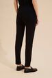Women Sonia Rykiel logo Jogging Pants Black back worn view
