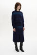 Midi Wrap Skirt Blue details view 1