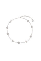 Collier Starlight Rhodium vue de face