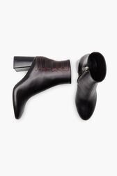 Rykiel Leather Heeled Boots Black details view 1