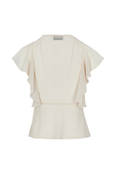 Blouse en mousseline Nude vue de dos
