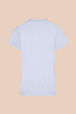 Women Sonia Rykiel logo T-shirt Baby blue back view
