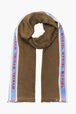 Rykiel Signature Scarf Khaki front view