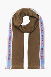 Rykiel Signature Scarf Khaki front view