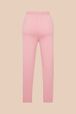 Women Mouth Print Jogging Pants Pink back view