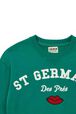 Printed Girl Oversize Cropped Sweater - Bonton x Sonia Rykiel Green details view 1