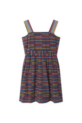 Sonia Rykiel Girl Dress with Straps Multico back view