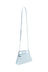 Trapeze vinyl bag Baby blue details view 1