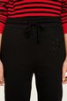Women Cotton Jersey Jogging Black details view 2