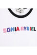 T-shirt encolure ronde logo Sonia Rykiel Blanc vue de détail 1
