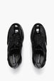Black Vinyl Lace Shoes Black details view 4