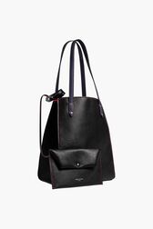 Sac Le Marché reversible Noir vue de face