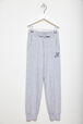 Jogging fille maille Gris vue de face
