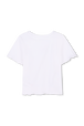 T-shirt manches courtes Blanc vue de dos