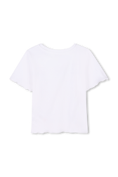 T-shirt manches courtes Blanc vue de dos