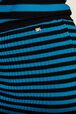Women Rib Sock Knit Striped Mini Skirt Striped black/pruss.blue details view 3