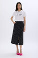 Short-sleeved T-shirt White front worn view