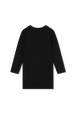 Long sleeved dress Black back view