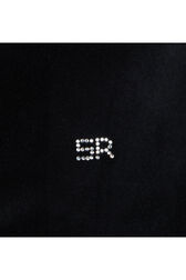 Velvet Girl Hooded Cardigan Black details view 1