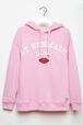 Sweat à capuche fille Rose vue de détail 4