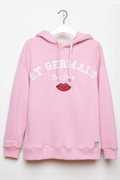Long Sleeve Girl Hoodie  Pink details view 4