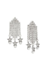 Earrings Multi Starlight Rhodium back view
