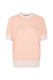 Pull manches courtes épingle Peach vue de face