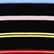 Women Picot Multicolor Striped T-Shirt Multico black striped 
