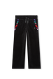 Striped Velvet Trousers Multico striped front view